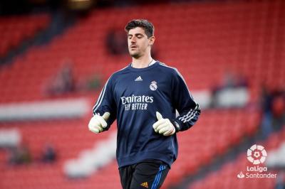 Thibaut Courtois, en San Mamés (Foto: LaLiga).