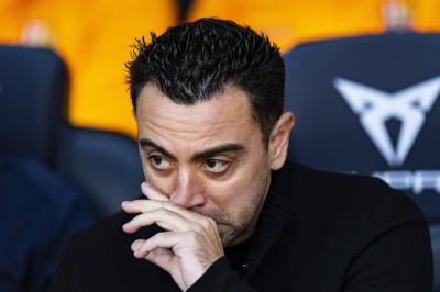 Xavi Hernández, en un partido con el Barcelona (Foto: Cordon Press).