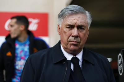 Carlo Ancelotti, en un partido del Real Madrid (Foto: Cordon Press).