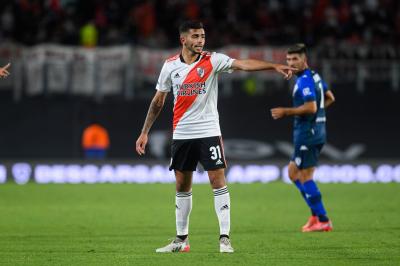 Santiago Simón, en un partido de River Plate (FOTO: Cordón Press).
