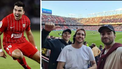 Acuña y los tres argentinos protagonistas de esta historia