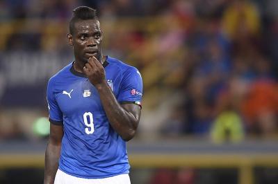 Mario Balotelli, con la selección de Italia (Foto: Cordon Press).