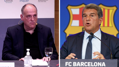 Tebas y Laporta.