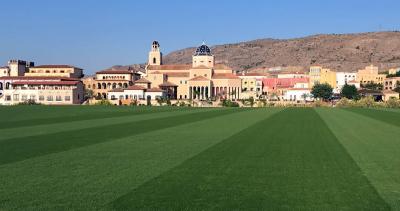 Campo de fútbol en el Hotel Meliá Villaitana.