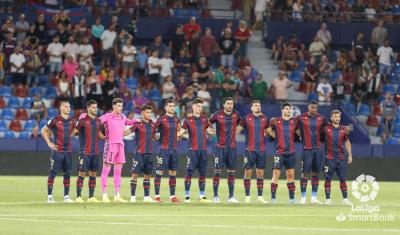 El once del Levante ante el Huesca (Foto: LaLiga).