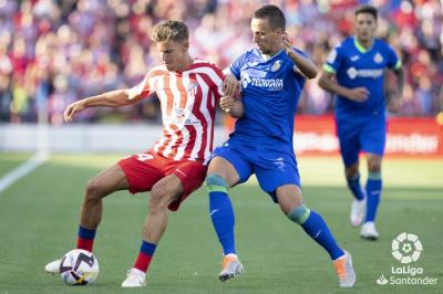 Marcos Llorente, en el Getafe-Atlético de Madrid (Foto: LaLiga).
