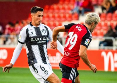 Lance del Mirandés-Levante (Foto: LUD).