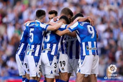 Celebración. (Foto: LaLiga)