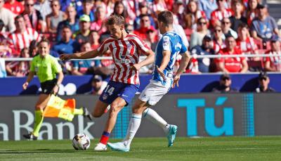 Marcos Llorente, en el Atlético de Madrid-Espanyol (Foto: ATM).