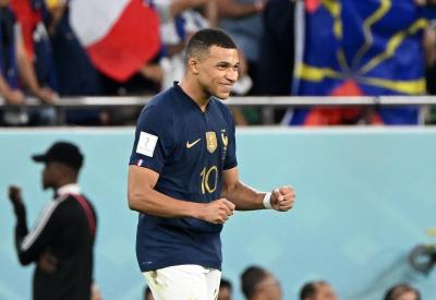 Kylian Mbappé celebra su gol en el Francia-Australia (FOTO: Cordón Press).