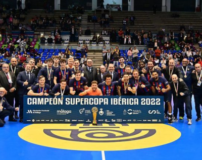 El Barça, ganador de la Supercopa Ibérica 2022 (Foto: @fcbhandbol).
