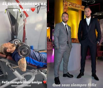 Felicitación de Ocampos al Papu Gómez.