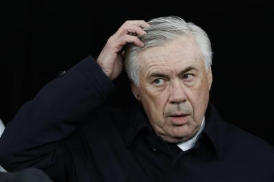 Ancelotti, en el Real Madrid-Atlético de Madrid (FOTO: EFE).