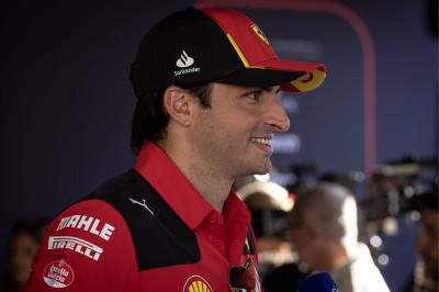 Carlos Sainz en rueda de prensa (Cordon Press).
