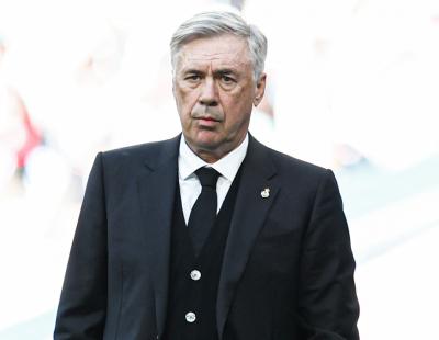 Carlo Ancelotti, en un partido del Real Madrid (Foto: RM).