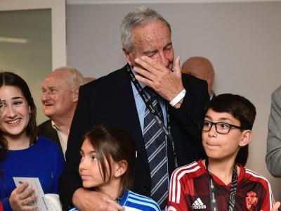 Homenaje del Real Zaragoza al Doctor Villanueva (Foto: Real Zaragoza).