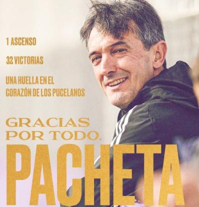 El Pucela da las gracias a Pacheta (Foto: Real Valladolid).