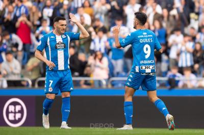 Alberto Quiles y Lucas Pérez (Foto: RCD)