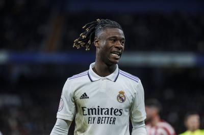 Eduardo Camavinga, en un partido con el Real Madrid (Foto: Cordon Press).