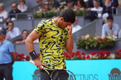 Carlos Alcaraz, en el Open de Madrid (Foto: Cordon Press).