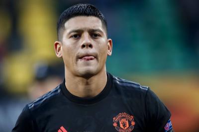 Marcos Rojo en su etapa con el Manchester United (Foto: Cordon Press).