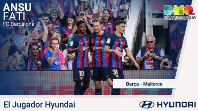 Ansu Fati, Hyundai del Barcelona-Mallorca.