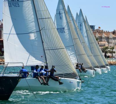 Circuito Alcaidesa Marina de J/80 en La Línea.