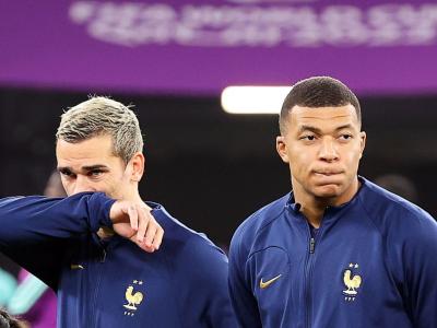 Griezmann y Mbappé, en un partido con Francia (Foto: EFE).