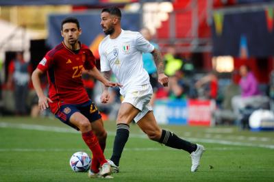 Jesús Navas, en el España-Italia de la Nations League (Foto: Cordon Press).