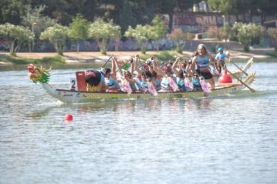 Las Dragonas, en el campeonato de Andalucía de 200 metros.