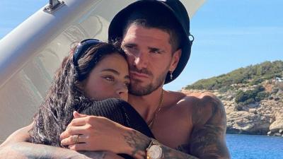 Rodrigo de Paul y Tini en sus últimas vacaciones (@rodridepaul)