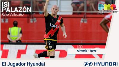 Isi Palazón, Jugador Hyundai del Almería-Rayo.