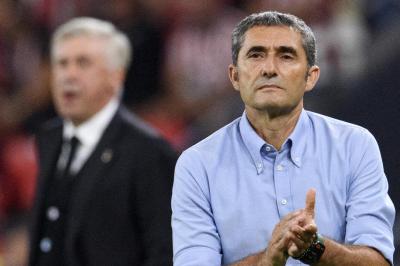 Carlo Ancelotti y Ernesto Valverde, en San Mamés (Foto: Athletic Club).