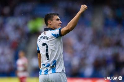Ander Barrenetxea, uno de los jugadores más jóvenes en debutar con la Real Sociedad (Foto: LaLiga).