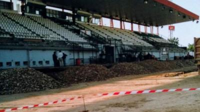 Los restos romanos del estadio del AD Mérida (Redes sociales)