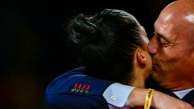 Jenni Hermoso y Luis Rubiales tras la final del Mundial Femenino (Cordon Press)