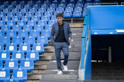 Imanol Idiakez antes de un partido (Foto: Deportivo)