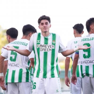 Ginés Sorroche, celebrando un gol con el fillial (Foto: RBB)