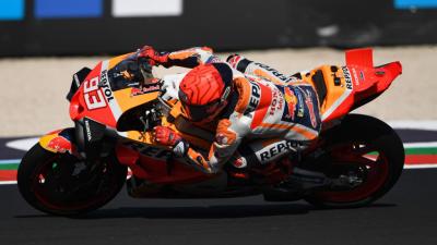 Marc Márquez, en el Gran Premio de San Marino (Foto: Cordon Press).