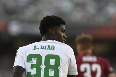 Assane Diao, contra el Sparta (Foto: Kiko Hurtado)