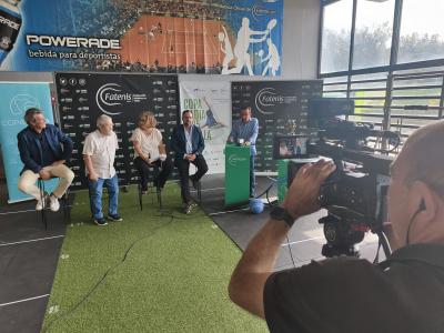 Presentación de la Copa Nadia de tenis.