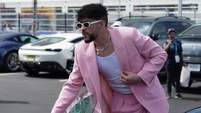 Bad Bunny, en el GP de Miami de Fórmula 1 (Foto: Cordon Press).