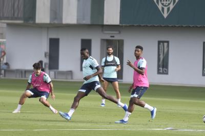 Luiz Henrique, en el entrenamiento (Foto: Kiko Hurtado)
