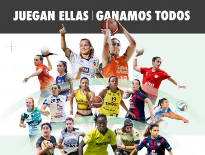 Cartel de la séptima temporada "Juegan ellas, ganamos todos". (Imagen: Teika)
