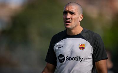 Oriol Romeu, en una sesión del Barcelona (Foto: FCB).