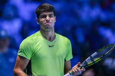 Carlos Alcaraz en el ATP Nito Finals. Foto: Cordon Press.