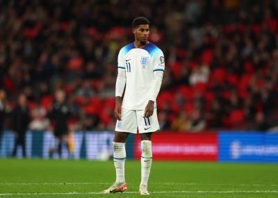 Marcus Rashford, durante el Inglaterra-Italia. (Foto: Cordon Press).