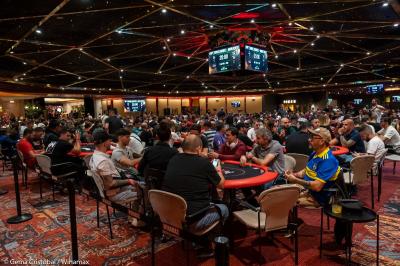 Más de 1.000 jugadores participaron en el Gran Madrid Casino de Torrelodones en la primera etapa del Winamax Póker Tour 2023/24. © Gema Cristóbal / Winamax