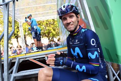 Alejandro Valverde, con Movistar (Foto: Cordon Press).