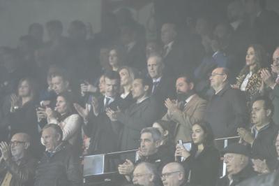 Del Nido Carrasco, en su primer partido como presidente (Foto: Kiko Hurtado).